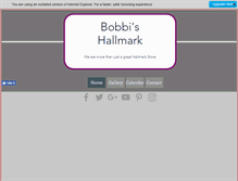 Tablet Screenshot of bobbishallmark.com